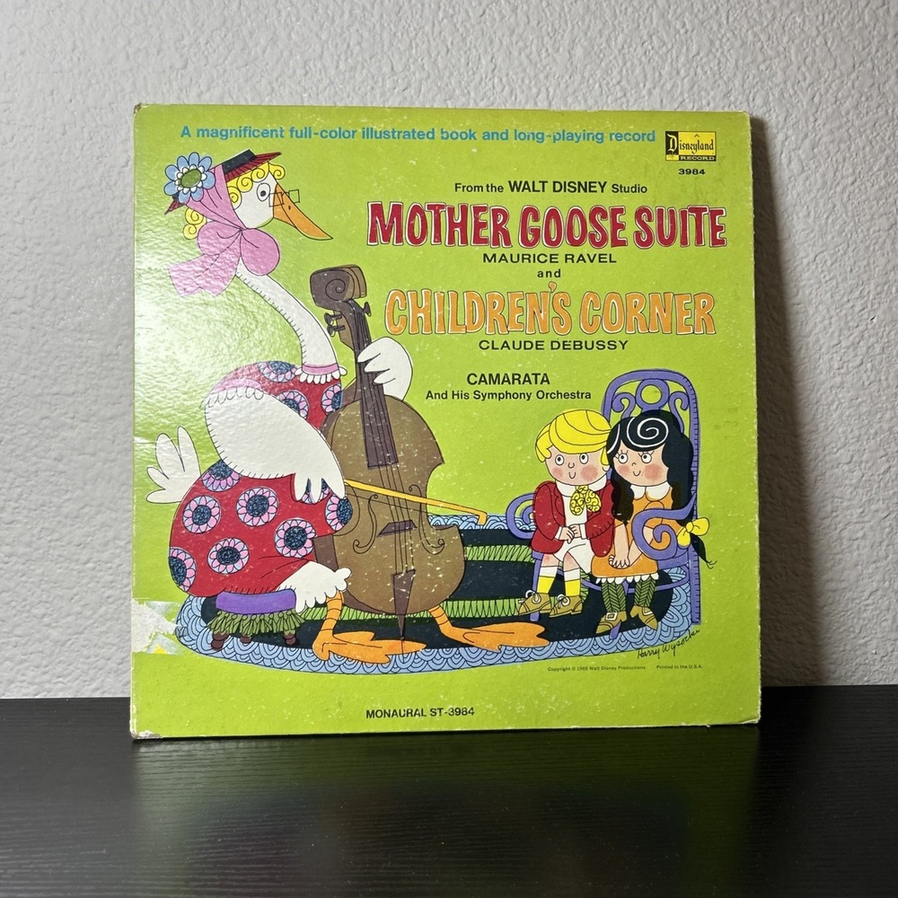 Walt Disney Record MOTHER GOOSE SUITE‎ Disneyland STER-3984